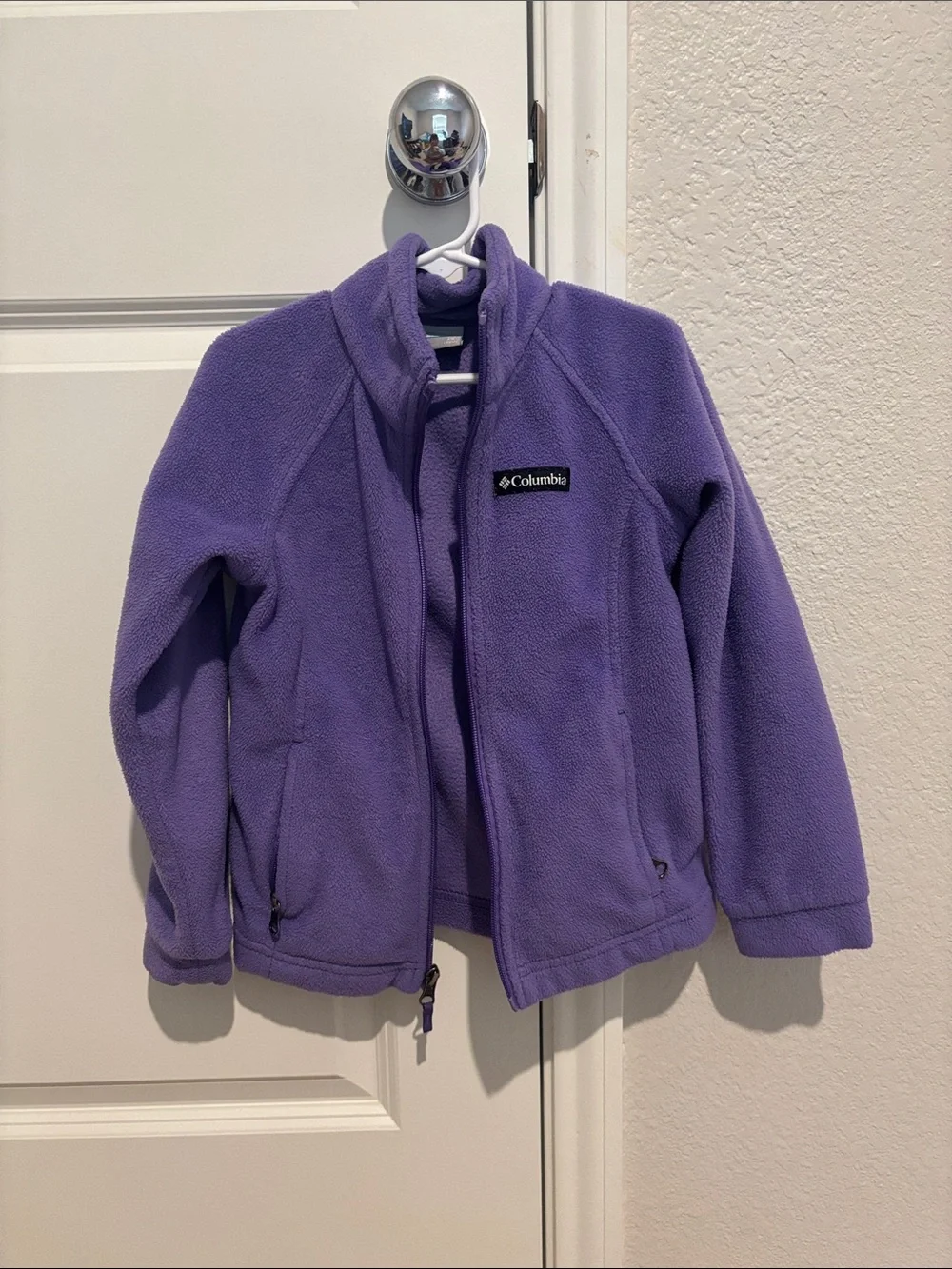Columbia Kids Purple Full-Zip Fleece Jacket
